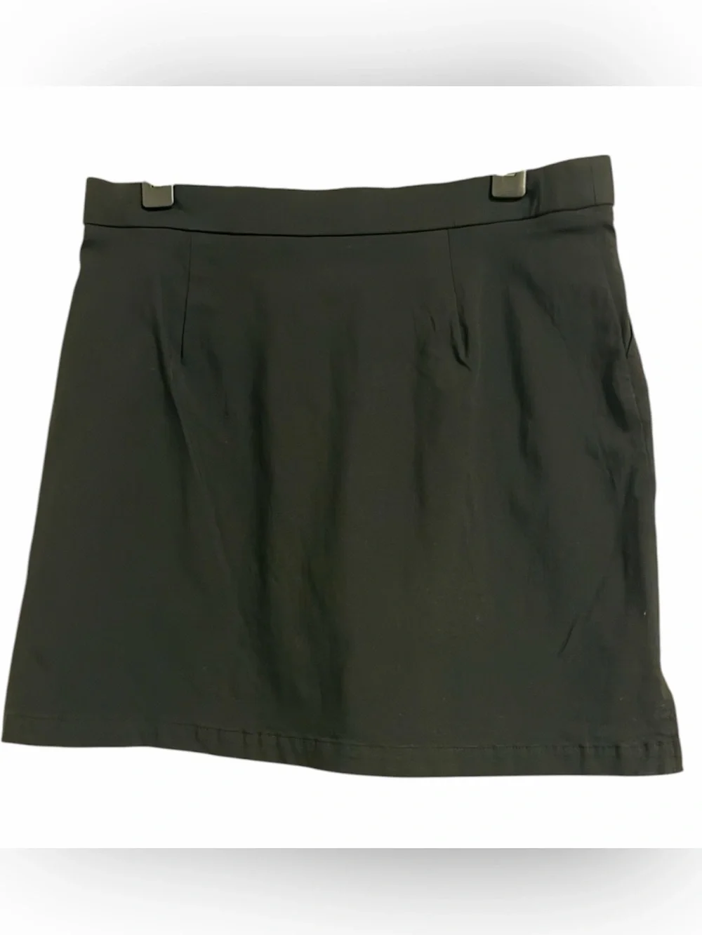Rafaella Black Skort with Button Accents - M